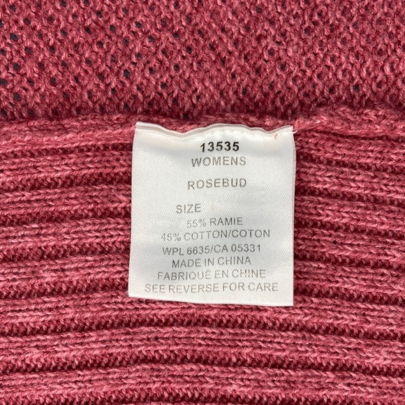 Woolrich | 3/4 Zip Knit Sweater Rose L - Picture 3 of 5